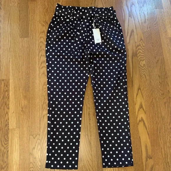 NWT Polka dot black pants size L - Picture 3 of 8